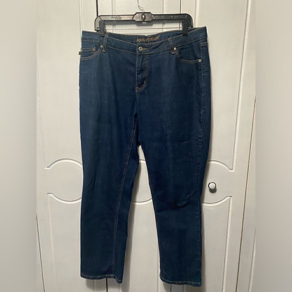 Ashley Stewart women’s size 14P straight jeans
